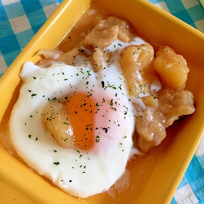 リメイク！肉じゃがと半熟目玉焼き☆